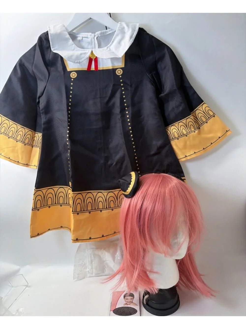 Anime Anya Forger Cosplay Set Halloween Costume Little Girl Size 110 4-5 yrs